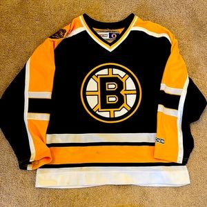 Boston Bruins Black Jersey Adult Medium